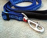 Red Dingo Designer Dog Lead Medium Cosmos Dark Picture