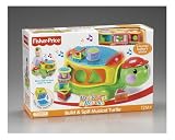 Fisher-Price Peek a Blocks Build & Spill Musical Turtle