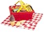 Learning Resources Picnic Play Food Basket, Set of 16