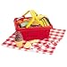 Learning Resources Picnic Play Food Basket, Set of 16