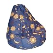 Print and Plush Skyscape Extra Large Bean Bag Chair By Elite Furniture