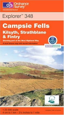 City Travel Guides Discounted  Livres : Carte de randonnée : Campsie Fells