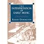 The Interpretation of Early Music Rev (Paper)