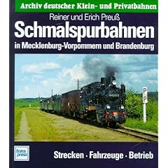 Archiv deutscher Kleinbahnen und Privatbahnen, Schmalspurbahnen in Mecklenburg-Vorpommern und Brandenburg