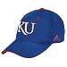 adidas Kansas Jayhawks Royal Blue Basic Logo Adjustable Hat