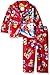 Nickelodeon Boys' Toddler Paw Patrol 2-Piece Button Front Pajama Set, Red, 3T