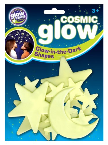 The Original Glow Stars Company Cosmic Glow Moon and Stars