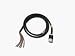 APC InfraStruXure Whips - Power cable - NEMA L21-20 (F) - bare wire - 6 ft - black
