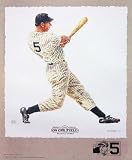 Joe DiMaggio New York Yankees Lithogaph By Michael Mellett
