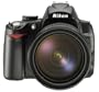 Nikon D5000 SLR-Digitalkamera (12 Megapixel, Live-View, HD-Videofunktion) Kit inkl. 18-200mm 1:3,5-5,6G VR Objektiv (bildstab.)