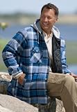 KingSize Big & Tall Fleece-Hooded Shirt Jacket Boulder Creek