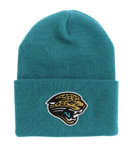 NFL Men's End Zone Cuffed Knit Hat - K010Z (Jacksonville Jaguars, One Size Fits All)