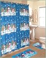 Snowman Blue 4-pc Bath Set