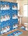 Snowman Blue 4-pc Bath Set