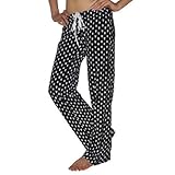 IMAGE OF Womens Playboy Casual-wear - Pajama Lounge & Sleep Pants - Black (Size: M)