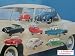 8 tlg. Magnet - Set Oldtimer