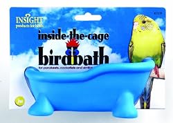 JW Pet Company Insight Inside the Cage Bird Bath Bird Accessory (colors may vary)