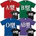 【血液型】背中に超詳しい説明書きつきおもしろメッセージTシャツ【性格診断】