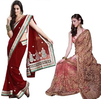 Cute Clothing Stores : Classic Look Saree Combo Compare Prices