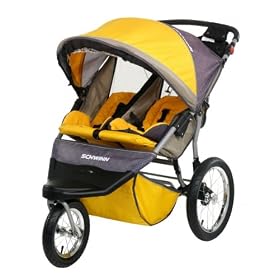 Schwinn 13 - SC801 - Free Wheeler ST 2008 Double Jogging Stroller
