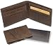 GENUINE BUXTON BROWN LEATHER MENS BIFOLD WALLET WITH REMOVABLE SEPARATE LEATHER CREDI...