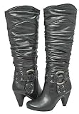 Yoki Sexy-12 Black Women Boot