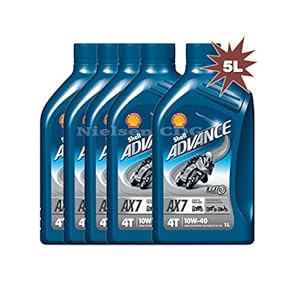 Review and Buying Guide of The Best  Shell Advance AX7 4T 10w-40 Semi Synthetic Engine Oil SHE-082