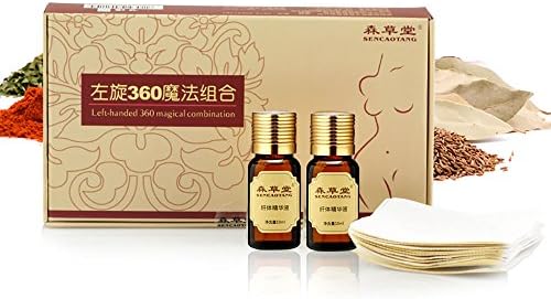 SENCAOTANG Slimming Essential Oil10ml*2 slim navel stick 10PCS Navel Stick Slim Patch Magnetic Weight Loss Burning Fat Patch