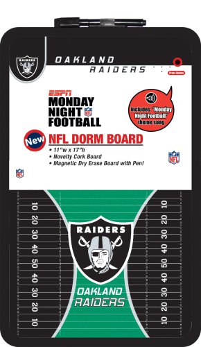 Turner NFL Oakland Raiders Sound Message Center, 11 x 17 Inches (8620079)