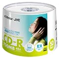 Victor データ用CD-R 700MB ホワイトプリンタブル 50枚 CD-R80SPF50