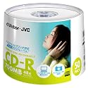 Victor データ用CD-R 700MB ホワイトプリンタブル 50枚 CD-R80SPF50