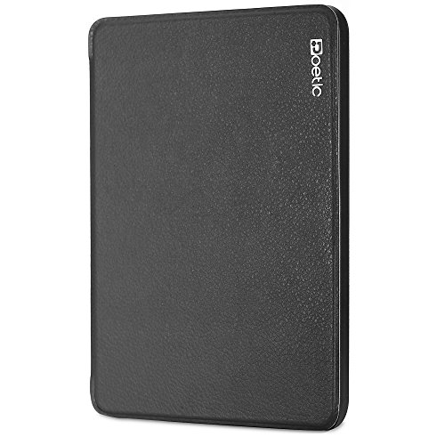 Kindle 7th Gen Case - Poetic Kindle 7th Gen Case [Slimline Series] - [Lightweight] [Ultra-slim] PU Leather Slim-Fit Cover Stand Folio Case for Amazon Kindle 7th Gen Black (3 Year Manufacturer Warranty From Poetic)