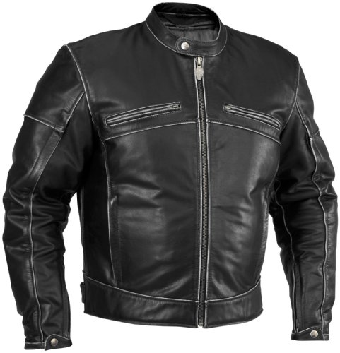 River Road Rambler Leather Jacket, Gender: Mens, Apparel Material: Leather, Size: 50 XF09-3911 On Sale