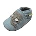 Sayoyo Soft Sole Leather Baby Shoes Baby Moccasins Cute Elephant(12-18 months,Blue)