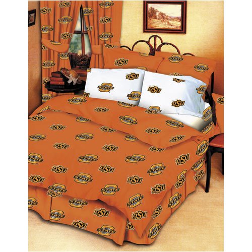 Oklahoma State Cowboys Twin Bed In A Bag Panel & Rotary Print From College Covers Twin
