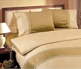 Canary Bird Queen Embroidered Duvet Cover and Pillow Shams - Queen Set