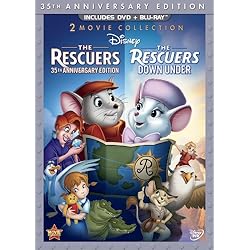 The Rescuers: 35th Anniversary Edition (The Rescuers / The Rescuers Down Under) (Thee-Disc Blu-ray/DVD Combo in DVD Packaging)
