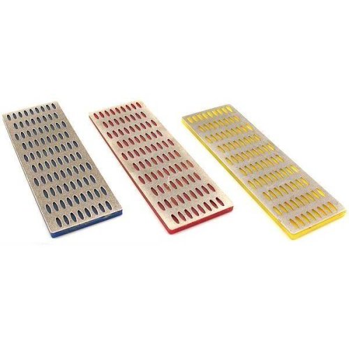 3pc Diamond Hone & Sharpening blocks 2" x 6" Grits 150, 300, 400