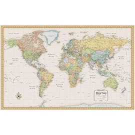 Rand Mcnally World Map (Classic Edition World Wall Map)