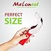 2 Watermelon Slicers Stainless Steel Tong 2 FREE BONUS: Strawberry Huller And Watermelon Recipes E-Book Multipurpose Cutter Corer Server- Kid Friendly Pulp Scoop- By Melloneat