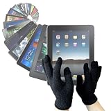 DURAGADGET LCD Touchscreen Gloves For Cold Weather Use - Works With Your Tablet PC (e.g. The New Apple 3rd Generation iPad