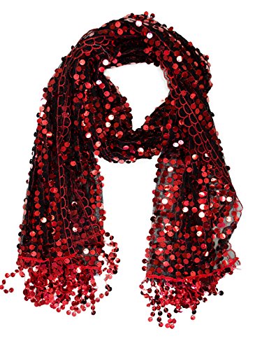 VegasHorizon Round Sequin Scarf