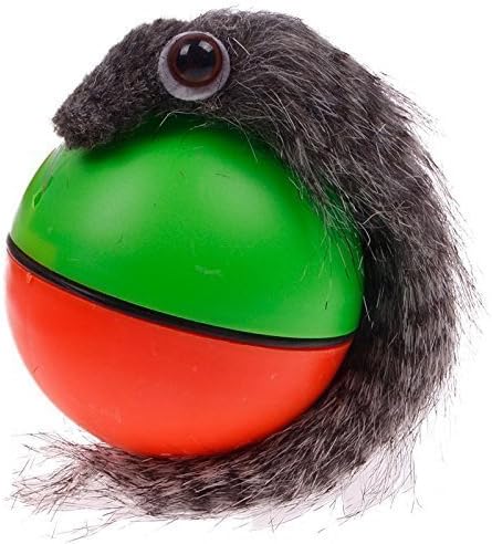 Funny Rolling Ball Pet Dog Cat Weasel Motorized Appears Jumping Moving Alive Toys
