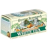 Celestial Seasonings White Tea, Imperial White Peach, 20-Count Tea Bags (Pack of 6)