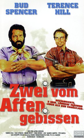 Zwei vom Affen gebissen