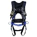 Guardian Fall Protection 193131 Construction Premium Edge Harness with Quick Connect Chest Buckle, Waist Tounge Buckle and Leg Tounge Buckles, M-XLarge