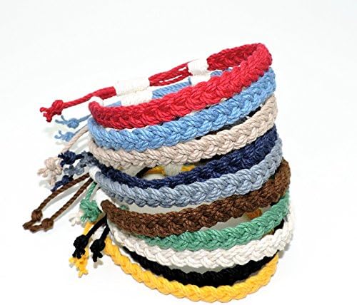 Woven Sailor Anklet Nautical Colors