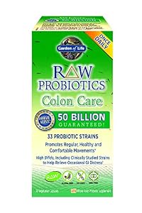 Garden of Life Raw Probiotics Colon Care, 30 Count