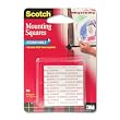 Scotch Removable Foam Mounting Squares - 1" 16/Pkg