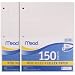 Mead Filler Paper, 150-Count, Wide Rule (15103)
